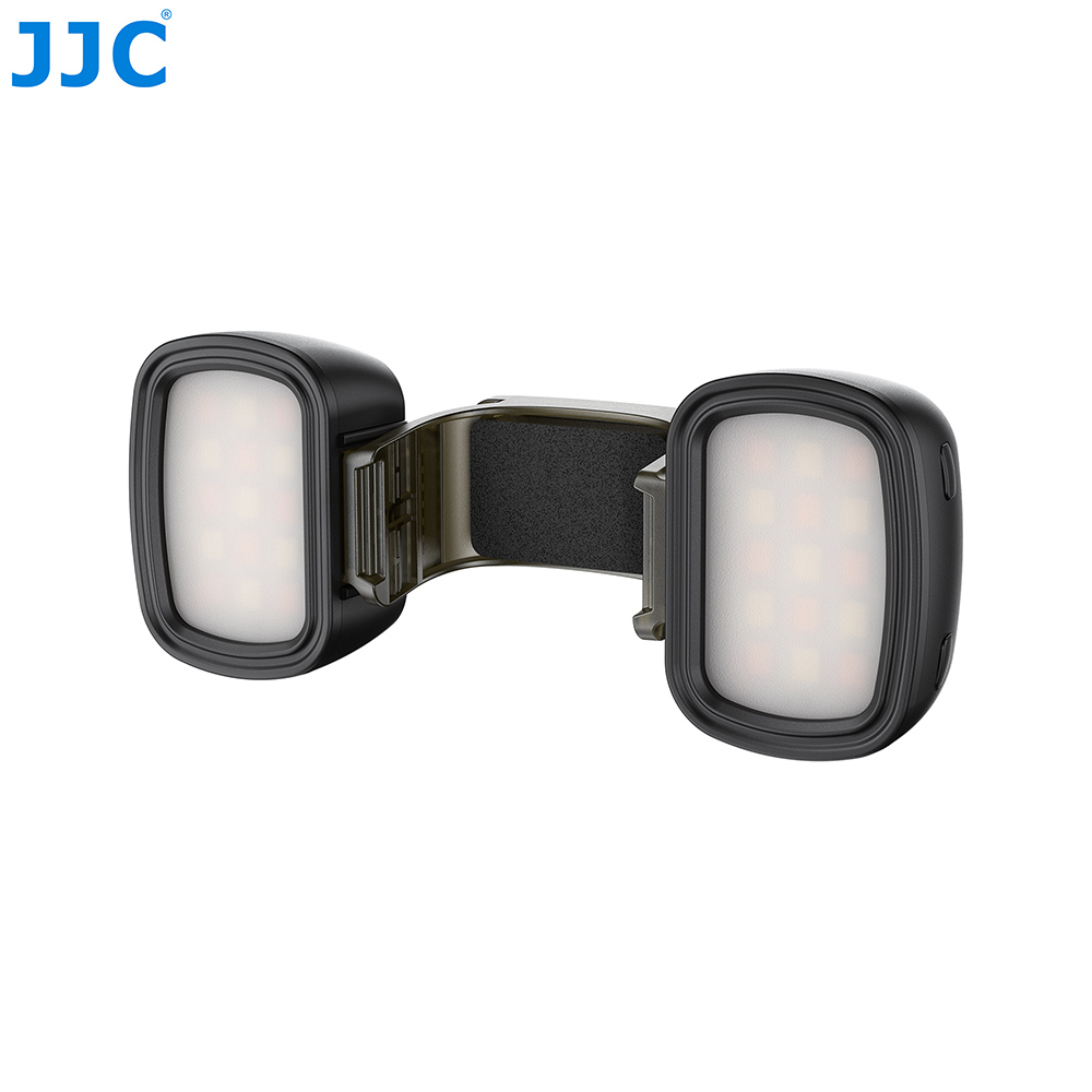 JJC Dual Mini LED Fill Light Set for Insta360 Luna Ultra with Magnetic Windproof Mount Built-in Battery Type-C Port 3 Steps Temperature & Brightness Multi-Angle Adjustable Won't affect Gimbal for Night Vlogging Auxiliary Lighting Comes with Mic Windshield - Image 7