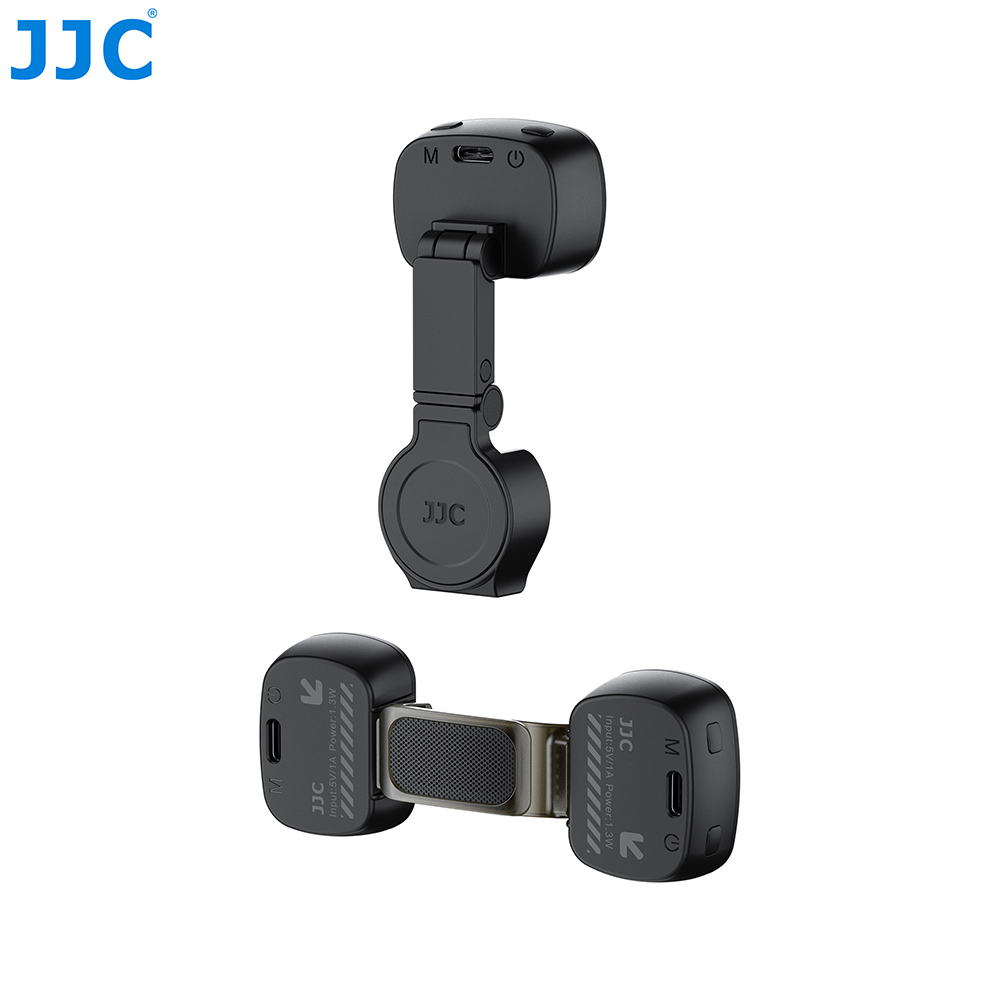 JJC Triple Mini LED Fill Light Set for Insta360 Luna Ultra with Magnetic Windproof Mount Built-in Battery Type-C Port 3 Steps Temperature & Brightness Multi-Angle Adjustable Won't affect Gimbal for Night Vlogging Auxiliary Lighting Comes with Mic Windshield - Image 6
