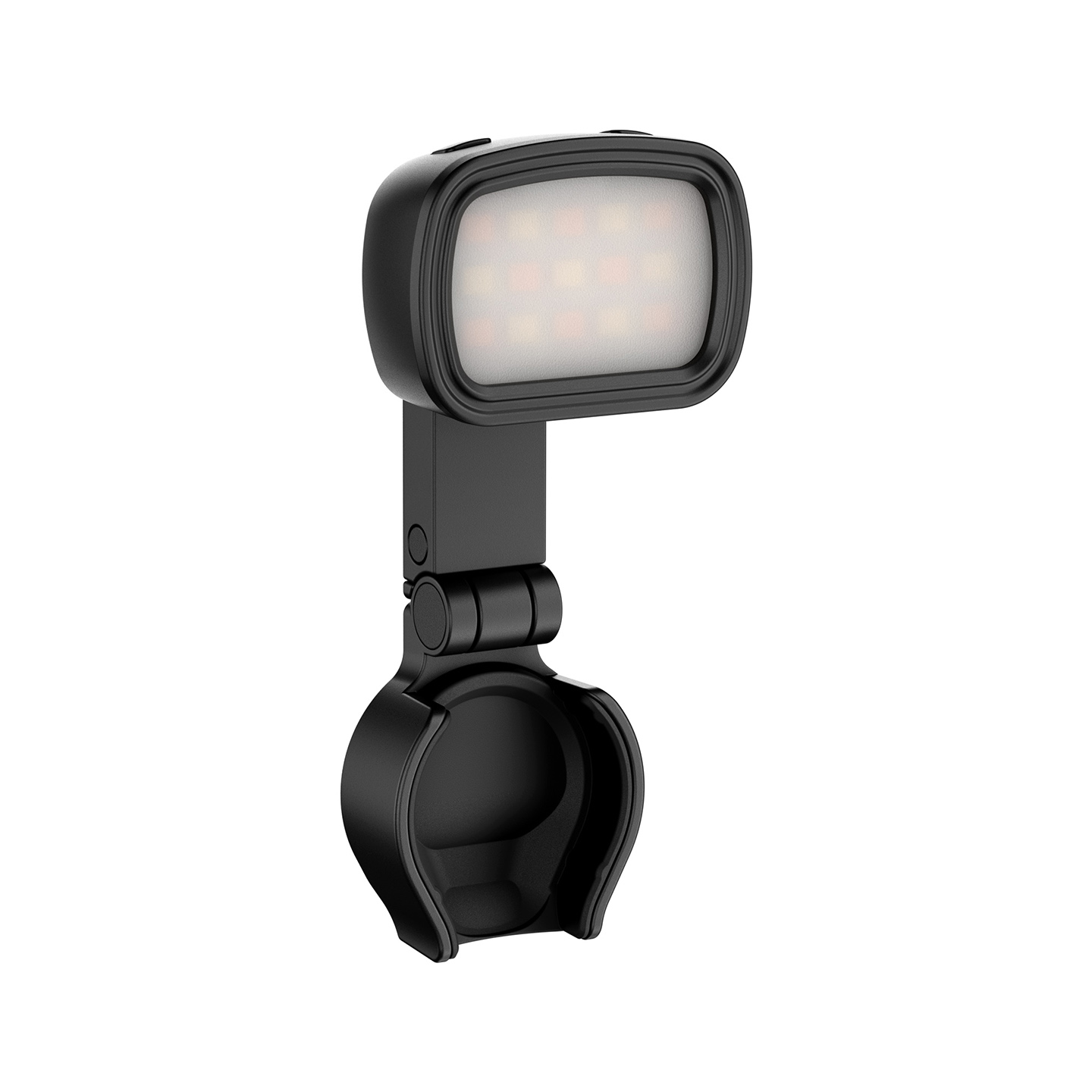 JJC Single Mini LED Fill Light Set for Insta360 Luna Ultra with Magnetic Windproof Mount Built-in Battery Type-C Port 3 Steps Temperature & Brightness Multi-Angle Adjustable Won't affect Gimbal for Night Vlogging Auxiliary Lighting - Image 3