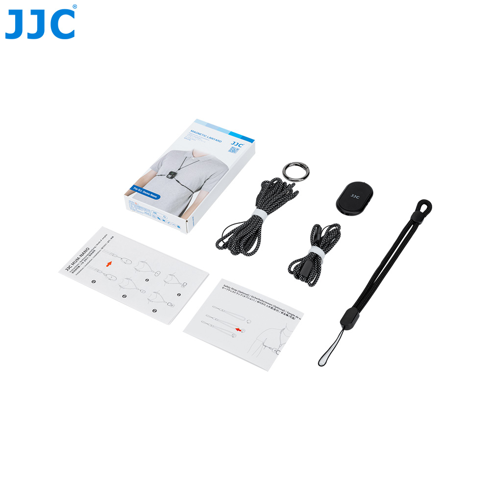 JJC Magnetic Nekc Lanyard Mount for Osmo Nano Xtra Atto Insta360 GO 3 with Skin-Friendly Silicone Air Cushion Adjustable Cord Anti-Shake Chest Strap Hands-Free POV Shooting - Image 10