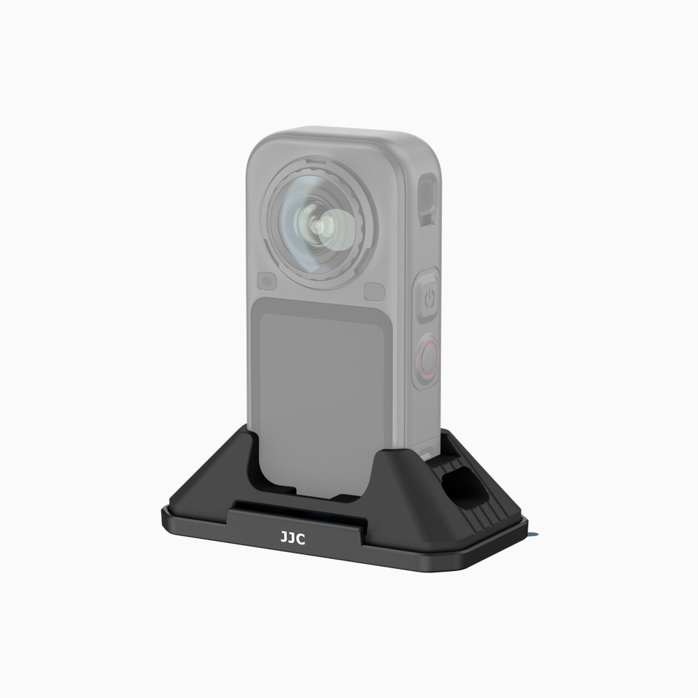 JJC Silicone Dashboard Desk Mount for Insta360 X6 with Large Adhesive Base for Secure Protection, Live Streaming & Unobstructed Charging Vlog Content Recording Accessories - Image 2