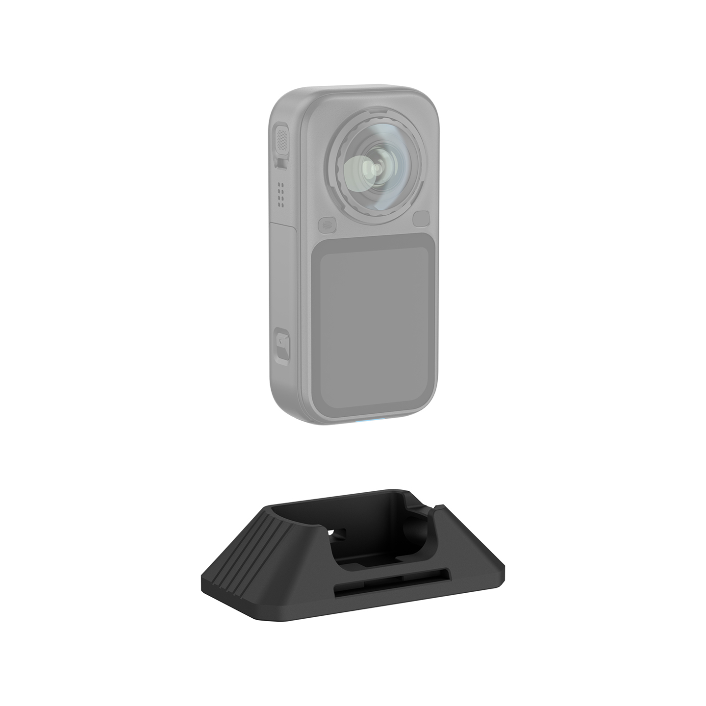 JJC Silicone Dashboard Desk Mount for Insta360 X6 with Large Adhesive Base for Secure Protection, Live Streaming & Unobstructed Charging Vlog Content Recording Accessories - Image 9