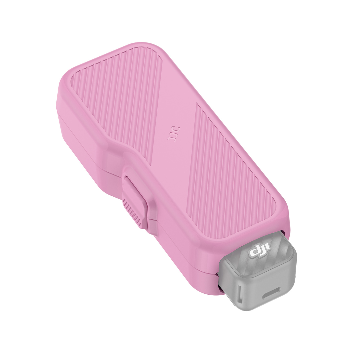 JJC Upgraded Protective Case for Osmo Pocket 4 with Clamp Attached, Osmo Pocket 3, Xtra Muse, 5 Filters, 2 TF Cards Slots, Thickened Silicone Pad, Alloy Hinges, Bottom Opening for Extended Handle & Tripod Hot Pink - Image 7