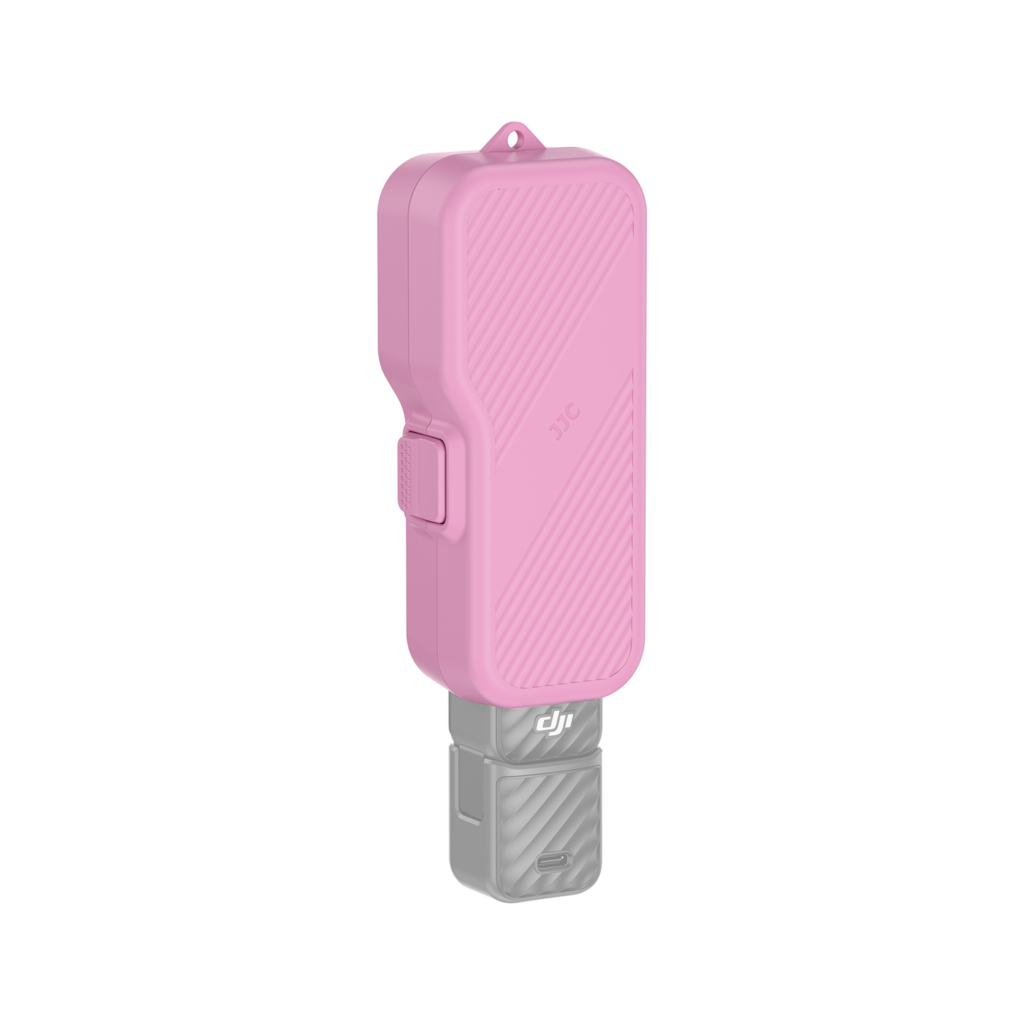 JJC Upgraded Protective Case for Osmo Pocket 4 with Clamp Attached, Osmo Pocket 3, Xtra Muse, 5 Filters, 2 TF Cards Slots, Thickened Silicone Pad, Alloy Hinges, Bottom Opening for Extended Handle & Tripod Hot Pink - Image 8