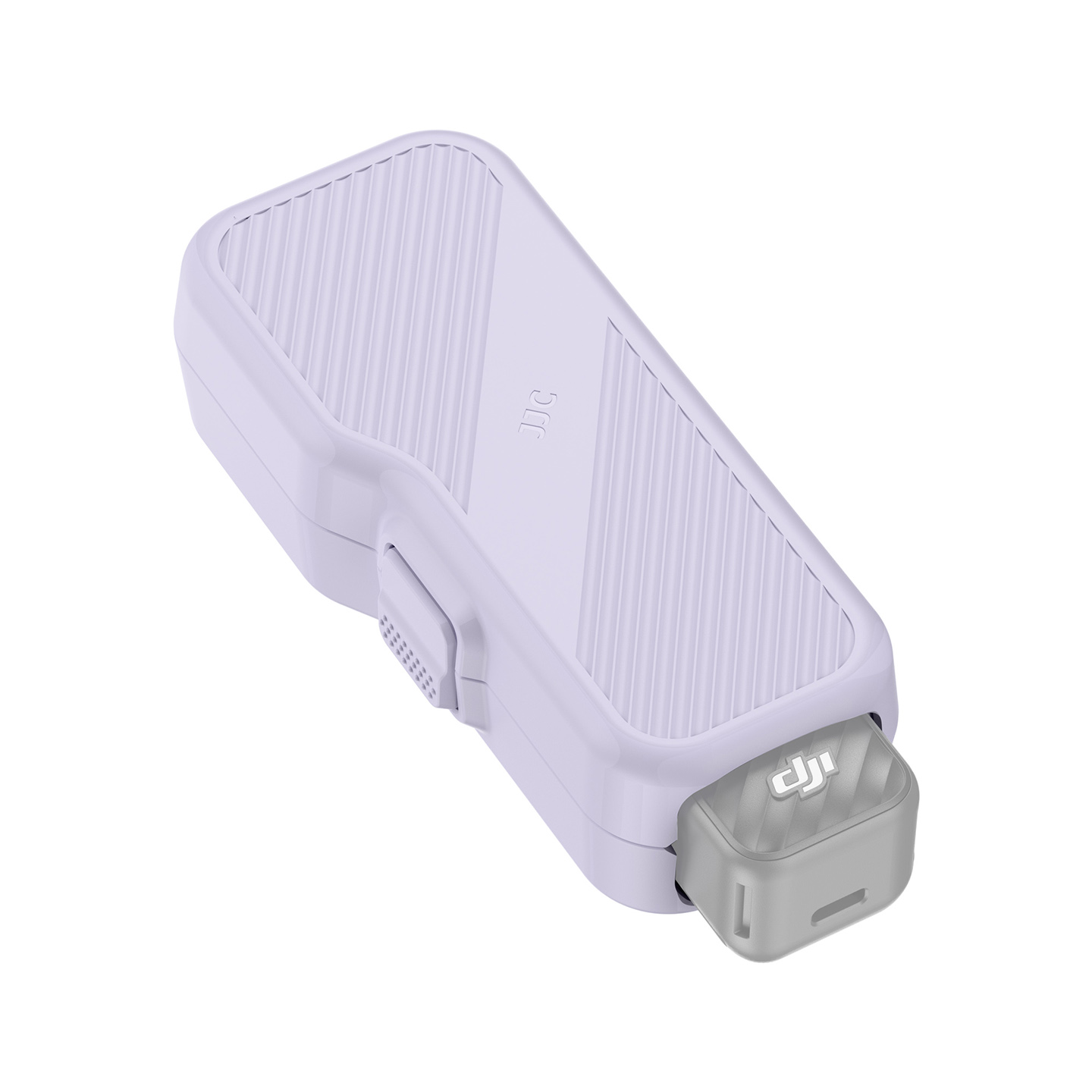 JJC Upgraded Protective Case for Osmo Pocket 4 with Clamp Attached, Osmo Pocket 3, Xtra Muse, 5 Filters, 2 TF Cards Slots, Thickened Silicone Pad, Alloy Hinges, Bottom Opening for Extended Handle & Tripod Purple - Image 7