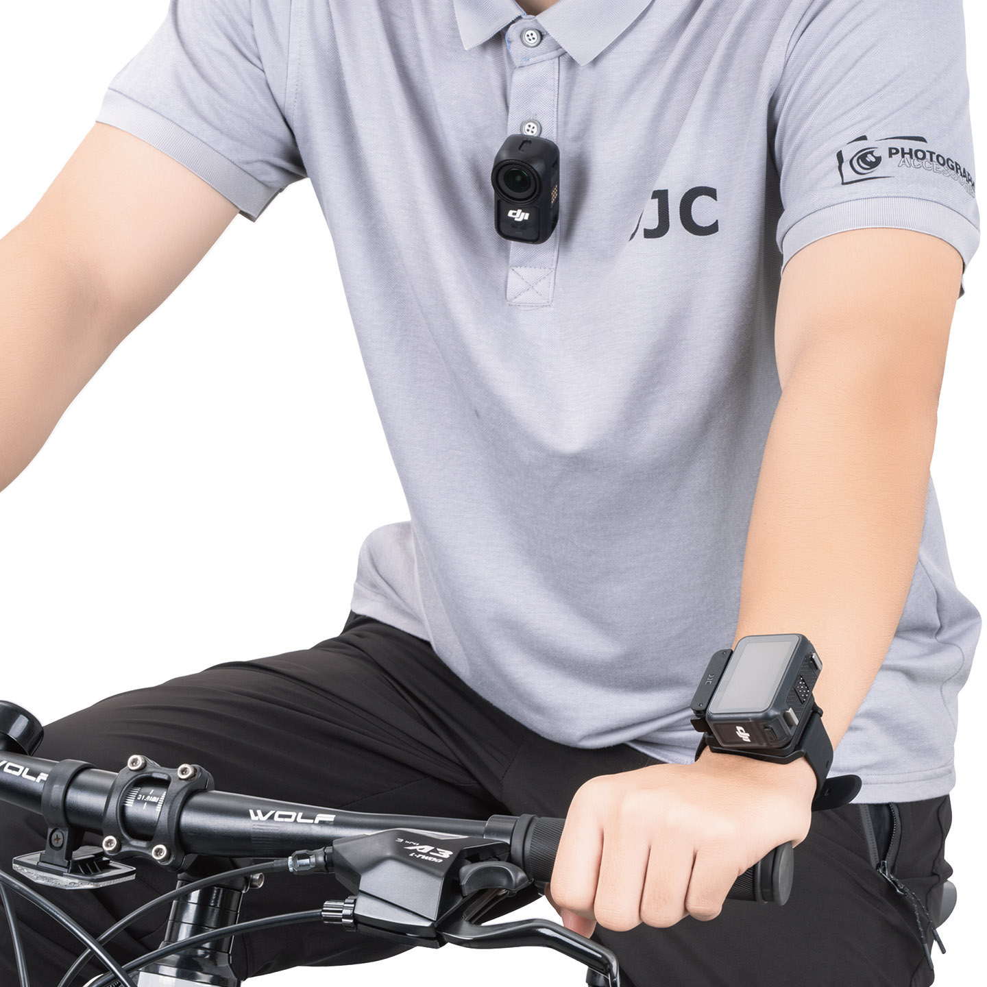 JJC Upgraded Wrist Strap Mount for Vision Dock of Osmo Nano, Xtra Atto, Hands-Free Screen Monitoring with Multi-Angle Adjustable Magnetic Quick-Release Base, Skin-Friendly Silicone Wristband, Vloging, POV Filming Accessory - Image 9
