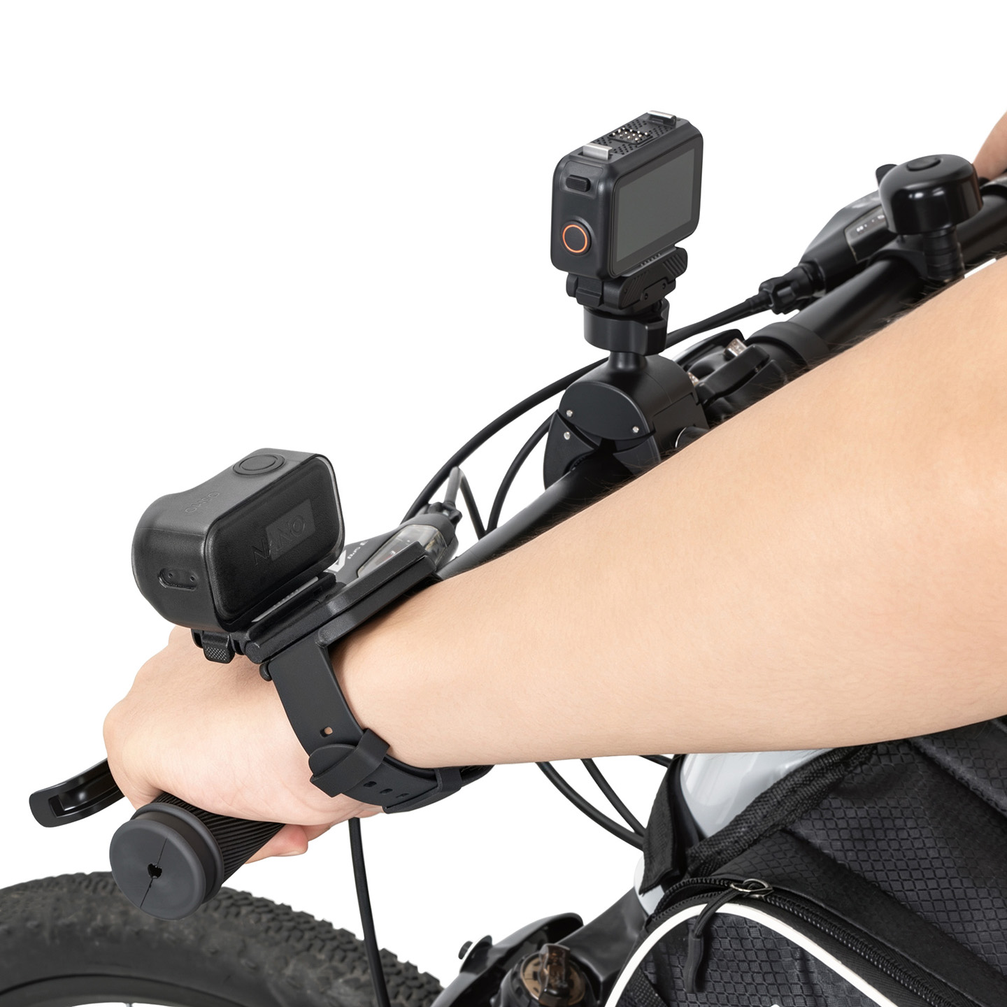 JJC Upgraded Wrist Strap Mount for Vision Dock of Osmo Nano, Xtra Atto, Hands-Free Screen Monitoring with Multi-Angle Adjustable Magnetic Quick-Release Base, Skin-Friendly Silicone Wristband, Vloging, POV Filming Accessory - Image 10