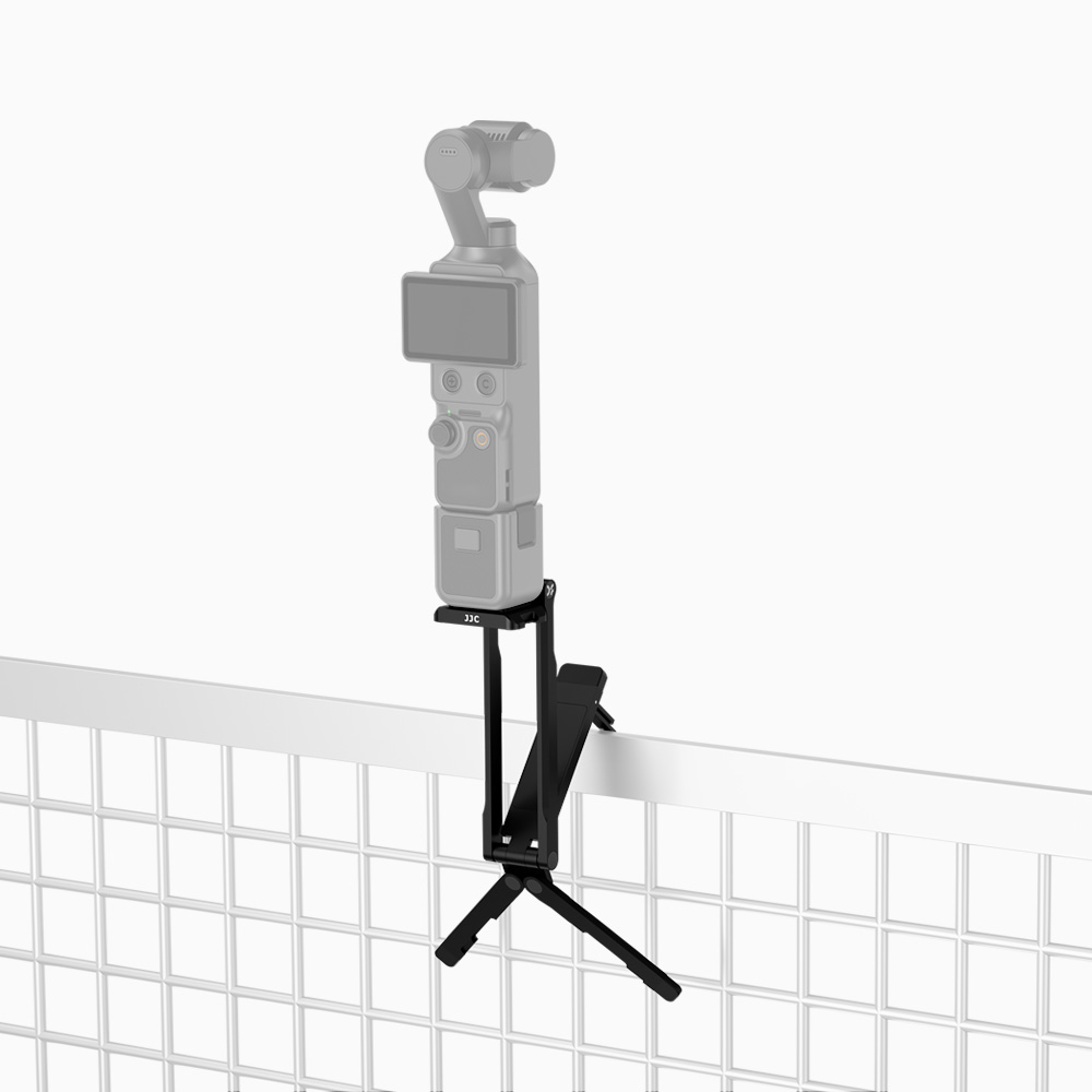 JJC Multifunctional Mini 1/4"-20 Screw Mantis-Fold Tripod for Osmo Pocket 4P 4 3, Xtra Muse with 1/4"-20 Threaded Handle, Portable Aluminum, Non-Slip Silicone Pad, Magnetic Back Plate with Hidden Hook, Arca-Type Base, Quick-Release Adapter for Multi-Scene Recording - Image 2