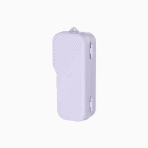 JJC Upgraded Protective Case for Osmo Pocket 4 with Clamp Attached, Osmo Pocket 3, Xtra Muse, 5 Filters, 2 TF Cards Slots, Thickened Silicone Pad, Alloy Hinges, Bottom Opening for Extended Handle & Tripod Purple