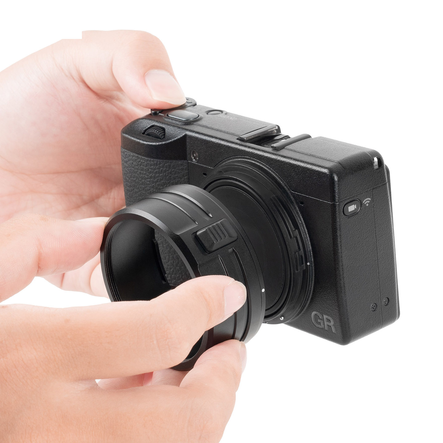 JJC Upgraded 49mm Filters Adapter for Ricoh GR III, GR III HDF with GW-4 Lens, Improved Locking Mechanism, Lightweight Aluminium Frame, replace Ricoh GA-1 - Image 9